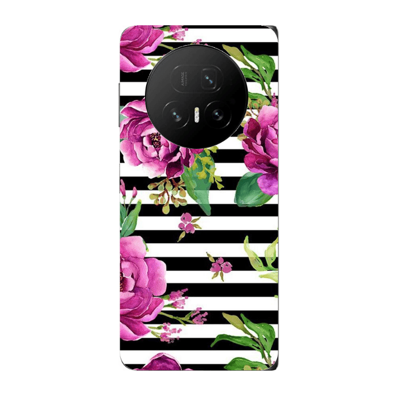 Honor Magic V5 Roses on the line Transparent Silicone TPU Θήκη
